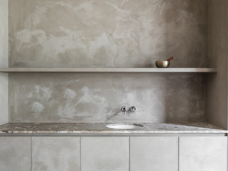Decoratieve wandafwerking StucDeco interieur Welzijn & Verzorging